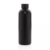   Sticla de apa bidon sport, Everestus, 42FEB231001, 500 ml, 22.5xØ7.4 cm, Otel, Negru