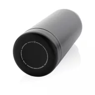   Sticla de apa bidon sport, Everestus, 42FEB231001, 500 ml, 22.5xØ7.4 cm, Otel, Negru