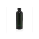 Sticla de apa bidon sport, Everestus, 42FEB231001, 500 ml, 22.5xØ7.4 cm, Otel, Negru