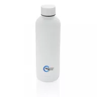   Sticla de apa bidon sport, Everestus, 42FEB231006, 500 ml, 22.5xØ7.4 cm, Otel, Alb