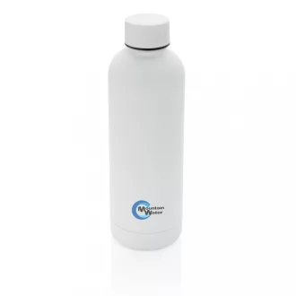   Sticla de apa bidon sport, Everestus, 42FEB231006, 500 ml, 22.5xØ7.4 cm, Otel, Alb
