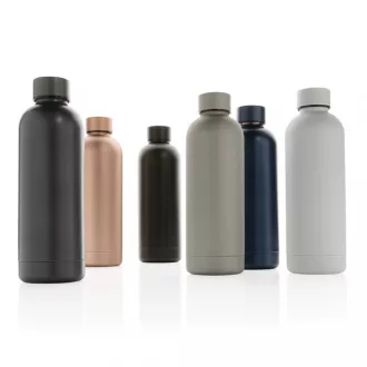   Sticla de apa bidon sport, Everestus, 42FEB231006, 500 ml, 22.5xØ7.4 cm, Otel, Alb
