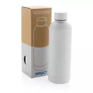   Sticla de apa bidon sport, Everestus, 42FEB231006, 500 ml, 22.5xØ7.4 cm, Otel, Alb