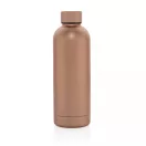 Sticla de apa bidon sport, Everestus, 42FEB231003, 500 ml, 22.5xØ7.4 cm, Otel, Auriu
