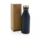 Sticla de apa bidon sport, Everestus, 42FEB230997, 500 ml, 21.5xØ6.6 cm, Otel, Albastru Navy