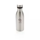 Sticla de apa bidon sport, Everestus, 42FEB230999, 500 ml, 21.5xØ6.6 cm, Otel, Argintiu