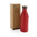 Sticla de apa bidon sport, Everestus, 42FEB230998, 500 ml, 21.5xØ6.6 cm, Otel, Rosu