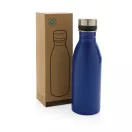 Sticla de apa bidon sport, Everestus, 42FEB230996, 500 ml, 21.5xØ6.6 cm, Otel, Albastru