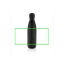 Sticla de apa sport 500 ml, 2401E16199, Everestus, 25.8xØ7.1 cm, Otel, Polipropilena, Negru