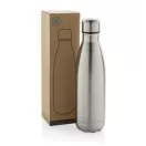 Sticla de apa sport 500 ml, 2401E16201, Everestus, 25.8xØ7.1 cm, Otel, Polipropilena, Argintiu