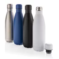   Sticla de apa sport 500 ml, 2401E16202, Everestus, 25.8xØ7.1 cm, Otel, Polipropilena, Alb