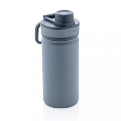   Termos cu finisaj mat, 550 ml, 20xø7.6 cm, Everestus, 20SEP0524, Otel, Silicon, Albastru