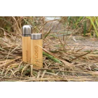   Sticla termos 320 ml, fara scurgeri, Everestus, JU076, bambus, maro