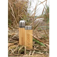   Sticla termos 320 ml, fara scurgeri, Everestus, JU076, bambus, maro