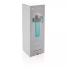 Sticla de apa 700 ml, infuzor in forma de fagure, XD, HB, tritan, silicon, turcoaz