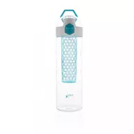   Sticla de apa 700 ml, infuzor in forma de fagure, XD, HB, tritan, silicon, turcoaz