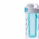 Sticla de apa 700 ml, infuzor in forma de fagure, XD, HB, tritan, silicon, turcoaz