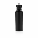 Sticla pentru apa rece, foarte usoara, 710 ml, Everestus, 9IA19179, Otel inoxidabil, Negru