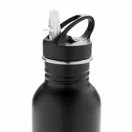 Sticla pentru apa rece, foarte usoara, 710 ml, Everestus, 9IA19179, Otel inoxidabil, Negru