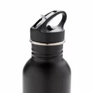   Sticla pentru apa rece, foarte usoara, 710 ml, Everestus, 9IA19179, Otel inoxidabil, Negru