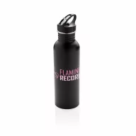   Sticla pentru apa rece, foarte usoara, 710 ml, Everestus, 9IA19179, Otel inoxidabil, Negru