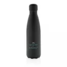 Bidon sport pentru apa, termoizolant, 21MAR1827, 500 ml, 25.8xØ 6.7 cm, Everestus, Otel, Polipropilena, Negru