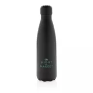   Bidon sport pentru apa, termoizolant, 21MAR1827, 500 ml, 25.8xØ 6.7 cm, Everestus, Otel, Polipropilena, Negru