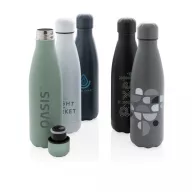   Bidon sport pentru apa, termoizolant, 21MAR1827, 500 ml, 25.8xØ 6.7 cm, Everestus, Otel, Polipropilena, Negru