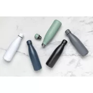   Bidon sport pentru apa, termoizolant, 21MAR1827, 500 ml, 25.8xØ 6.7 cm, Everestus, Otel, Polipropilena, Negru