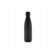   Bidon sport pentru apa, termoizolant, 21MAR1827, 500 ml, 25.8xØ 6.7 cm, Everestus, Otel, Polipropilena, Negru