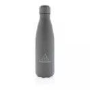 Bidon sport pentru apa, termoizolant, 21MAR1830, 500 ml, 25.8xØ 6.7 cm, Everestus, Otel, Polipropilena, Gri