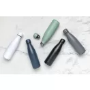 Bidon sport pentru apa, termoizolant, 21MAR1831, 500 ml, 25.8xØ 6.7 cm, Everestus, Otel, Polipropilena, Alb