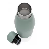   Bidon sport pentru apa, termoizolant, 21MAR1829, 500 ml, 25.8xØ 6.7 cm, Everestus, Otel, Polipropilena, Verde