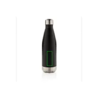   Sticla termos 500 ml, pentru calatorii, Everestus, 20IAN521, Otel, Polipropilena, Negru