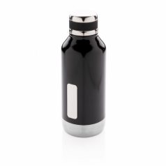   Termos 500 ml, fara scurgeri, Everestus, 9IA19360, Otel inoxidabil, Silicon, Negru