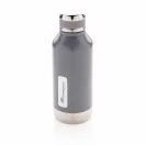 Termos 500 ml, fara scurgeri, Everestus, 9IA19362, Otel inoxidabil, Silicon, Gri