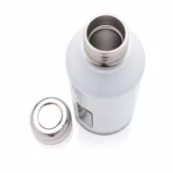   Termos 500 ml, fara scurgeri, Everestus, 9IA19364, Otel inoxidabil, Silicon, Alb