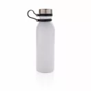 Termos 600 ml cu agatatoare, Everestus, 9IA19355, Otel inoxidabil, Silicon, Alb