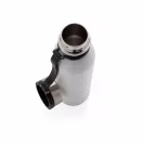 Termos 600 ml cu agatatoare, Everestus, 9IA19355, Otel inoxidabil, Silicon, Alb