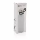 Termos 600 ml cu agatatoare, Everestus, 9IA19355, Otel inoxidabil, Silicon, Alb