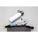Termos 600 ml cu agatatoare, Everestus, 9IA19355, Otel inoxidabil, Silicon, Alb