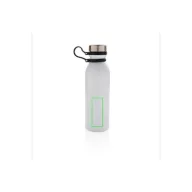   Termos 600 ml cu agatatoare, Everestus, 9IA19355, Otel inoxidabil, Silicon, Alb