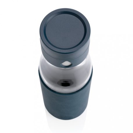 Sticla de apa sport, Ukiyo by AleXer, 22FEB1376, 600 ml, 7x5.5x23.5 cm, Sticla, Albastru