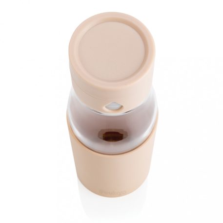 Sticla de apa sport, Ukiyo by AleXer, 22FEB1377, 600 ml, 7x5.5x23.5 cm, Sticla, Maro