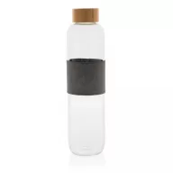   Sticla de apa sport, 750 ml, 26.5xø7 cm, Everestus, 20SEP0264, Sticla, Bambus, Transparent
