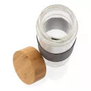 Sticla de apa sport, 750 ml, 26.5xø7 cm, Everestus, 20SEP0264, Sticla, Bambus, Transparent
