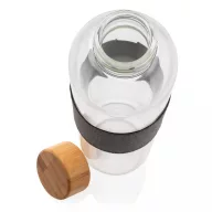   Sticla de apa sport, 750 ml, 26.5xø7 cm, Everestus, 20SEP0264, Sticla, Bambus, Transparent