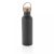Sticla de apa, sport, Everestus, 2707259, Otel, Bambus, 700 ml, 7.1x7.1x24xø7.1 cm, Gri