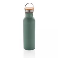   Sticla de apa, sport, Everestus, 2707258, Otel, Bambus, 700 ml, 7.1x7.1x24xø7.1 cm, Verde