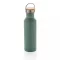 Sticla de apa, sport, Everestus, 2707258, Otel, Bambus, 700 ml, 7.1x7.1x24xø7.1 cm, Verde